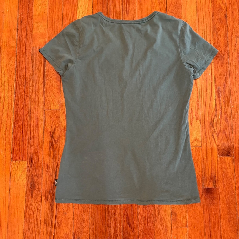 NFL Nike Womens Large Philadelphia Eagles V Neck Short Sleeve Green - Picture 2 of 9